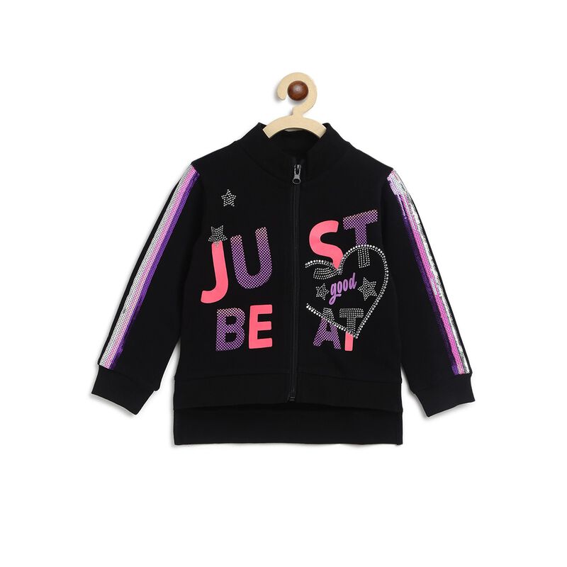 Girls Front Open Fleece Cardigan image number 0